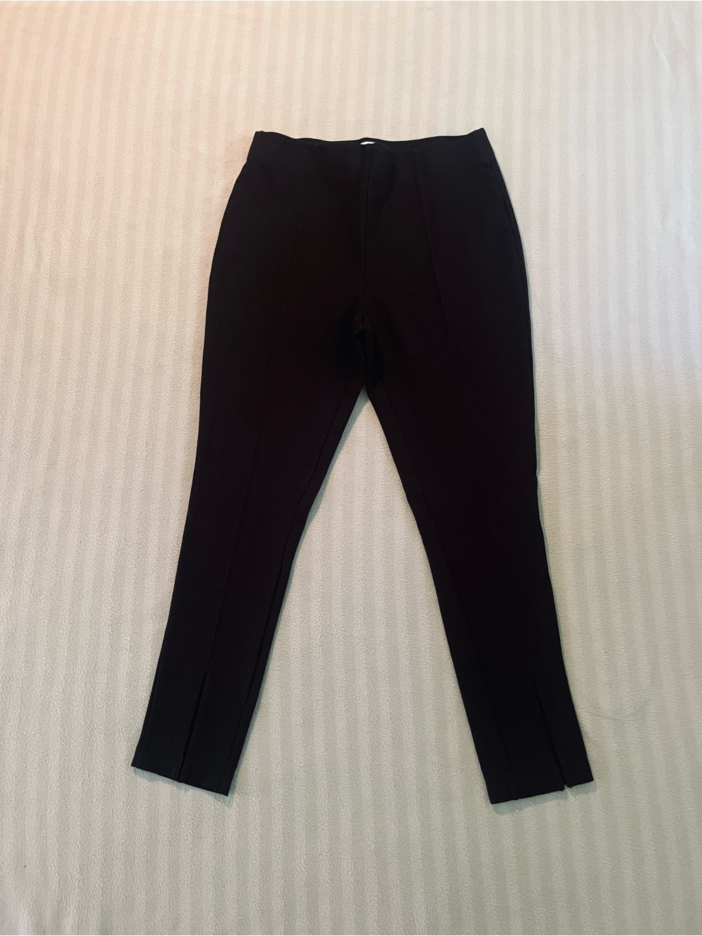Calvin Klein Black Women's Ponte Slim Ankle Pants